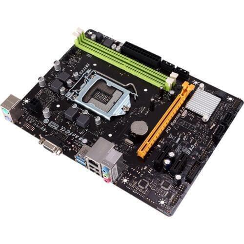 BIOSTAR H110MLC 1151 H110 Motherboard DDR4 Micro ATX Desktop Computer Motherboard Support G4560 I3-7100 USB 3.0 SATA3 PCI-E 3.0