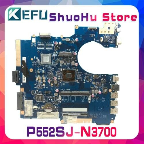 KEFU For ASUS P552SJ PU552SJ PRO552S P552S PU552S P552SA Laptop Motherboard Tested 100% work original Mainboard
