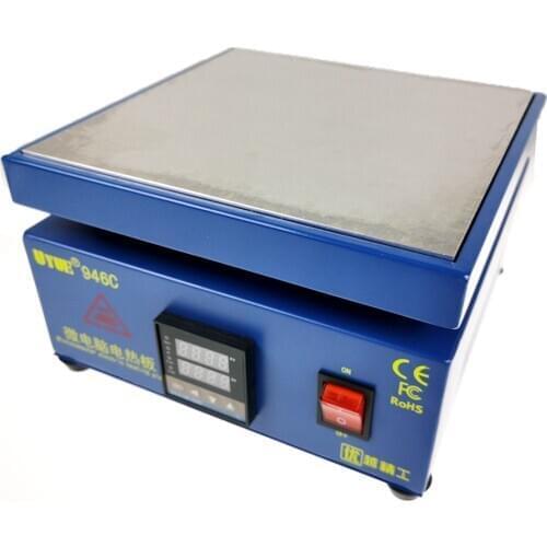Hot Plate Preheat LCD Digital Display Preheating Station for PCB SMD heating phone LCD touch screen separate UYUE946C