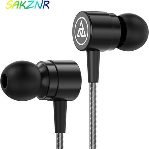 Original In-ear Earphone Zinc alloy Headset Bass Sound Earbuds Sport Earphones with Mic for phone Xiaomi iPhone Samsung