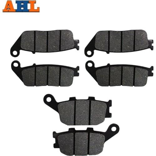 AHL Motorcycle Front and Rear Brake Pads for HONDA 599 CB600F CBR600 CB600 CBF600 CB750 CBF1000 FA226 FA174