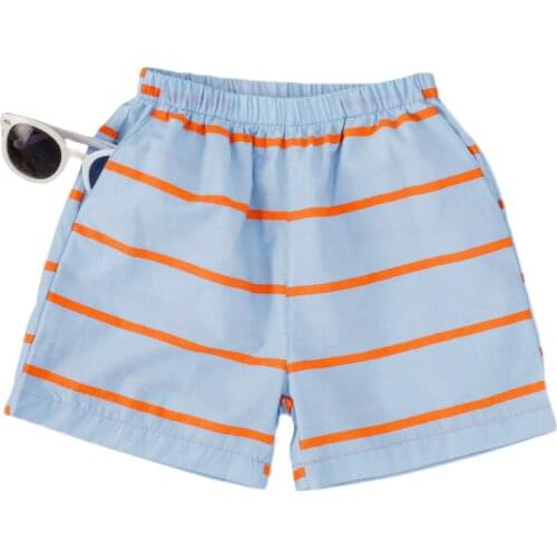 Korean Stripes Shorts for Boys 3 Years Fashion Teenage Thin Pants Children Colorful Dot Infant Shorts Baby Boy Summer Clothes