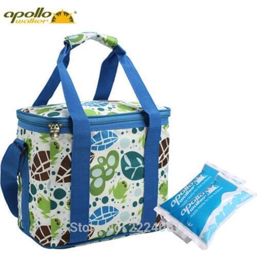 Apollo walker cooler bag 12L Large volume aluminum foil thermal bag Oxfod 600D picnic lunch Thermal Bag Insulation ice bags