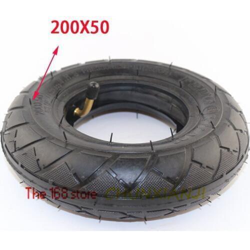 High Performance (8"X 2") 200X50 (8 Inch) Tire for Electric Gas Scooter & Electric Scooter(inner Tube Included) Wheelchair Wheel