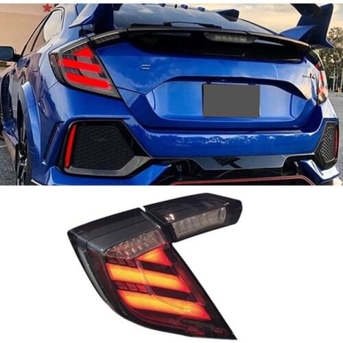 For Honda tenth generation Civic hatchback taillight modification Japanese version RS LED streamer steering brake reversing