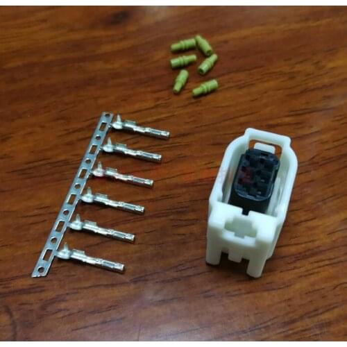 1pc for Toyota radar electric eye male female plug connector terminal extension cable 12382 2X3 6PIN