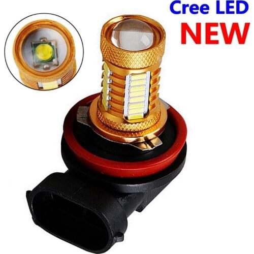 1PCS H11 H8 H9 9006 HB4 Super Bright CREE Chip LED Auto Front Fog Lamp Car Anti Fog Light Driving Bulb White