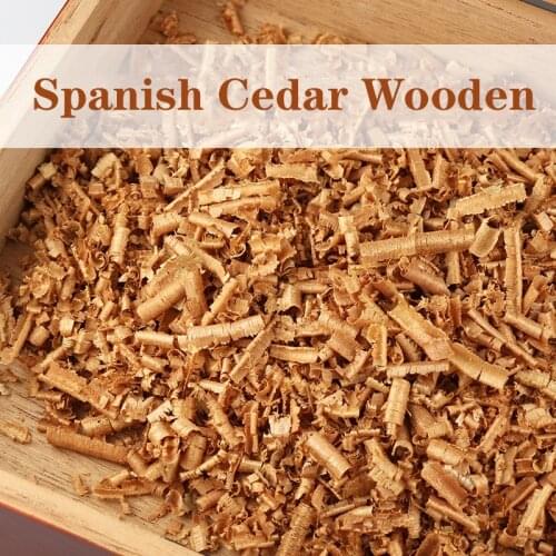 100% Premium Spanish Cedar Humidor Box For COHIBA Cigar Case Maintain Cigar Humidity Natural Cedar Wood Sawdust 50g/Pack