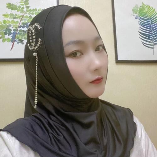 Women Saudi Fashion Bow Tie Easy To Wear Hijabs