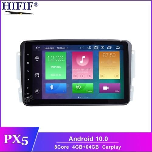8" Android 10 Car DVD Radio IPS DSP for Mercedes Benz W209 W203 W168 ML W163 W463 Viano W639 car gps navigation