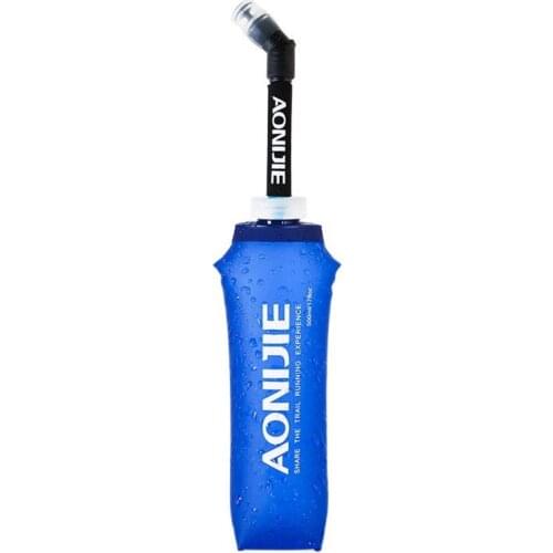 AONIJIE Soft Water Flask Folding Collapsible Water Bottle with Straw for Running Hydration Pack Waist Bag Vest