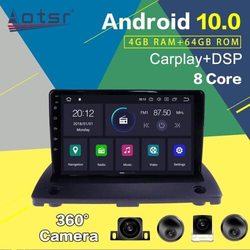 Car GPS Navigation Multimedia Player For Volvo XC90 Android Auto Radio Tape Recorder 2004-2014 PX6 Auto Audio Head Unit Carplay