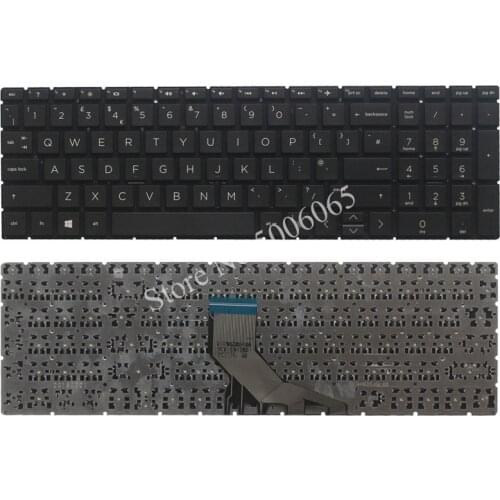 UK Black Laptop keyboard For HP Pavilion 15-DA 15-DB TPN-C135 TPN-C136 250 G7 255 G7 15-da0033wm 15-da0053wm 15-da0073wm