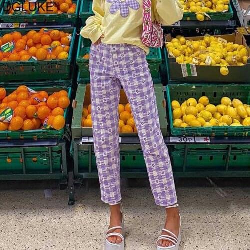 DGLUKE Women's Cropped Trousers