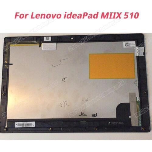 For Lenovo ideaPad MIIX 510-12 Series LED LCD Screen touch digitizer assembly miix 510-12isk with frame MIIX 510 LCD