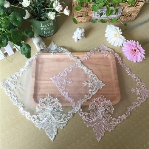 Elegant Embroidery Table Runner Pastoral Fabric Tea tablecloth, Luxury Square Table mat table Cover for decoration