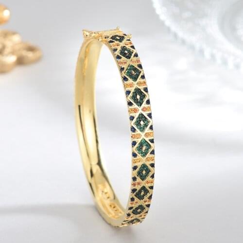 European and American fashion hipster INS small many color bohemian style personality earrings earrings micro inlaid temperament