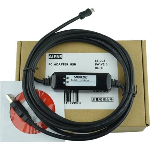 Suitable for Xinjie servo drive programming cable DS2 DS3 DS5B/5C/5E/5L download data cable USB-DS