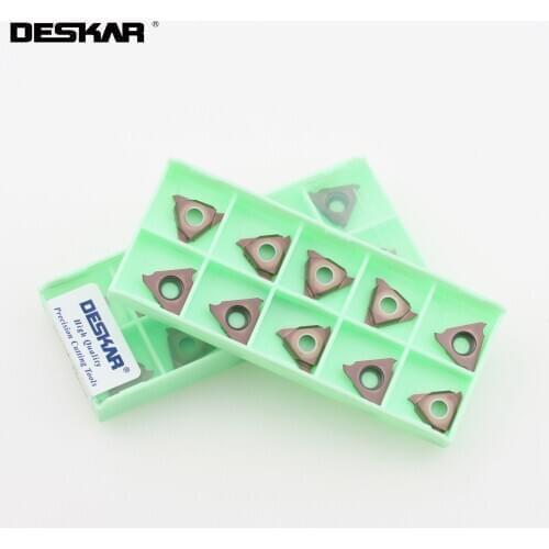 10PCS DESKAR TGF32R100 TGF32R110 TGF32R120 130 140 160 180 190 210 220 230 LF6118 Shallow Slot Blades CNC Carbide Turning Tool