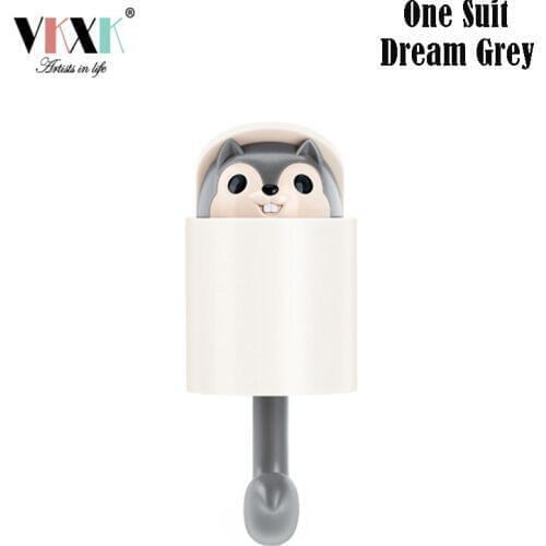 Tremble the same squirrel hook Home Cartoon cute KEY STICKER NEW fun creative mini-retractable hook