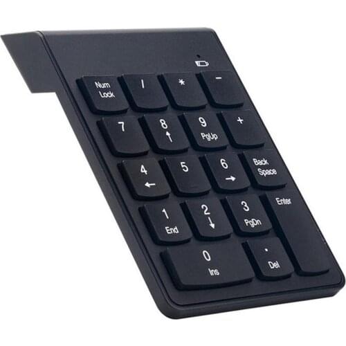 Mini 2.4GHz Wireless Digital Keypad Numpad 18 Keys USB PC Keyboard Portable For Accounting Teller Laptop Notebook Tablets