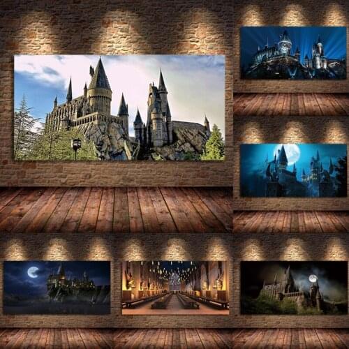Classical Castle Tradition Aesthetics Poster Canvas Paintings Wall Art Print Pictures for Room Home Artwork Hanging Decoration