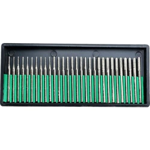 New 30pcs Drill bits Nail Art Polishing Grinding Head Tools Electric Nail Art Sanding Drill bits for engraving