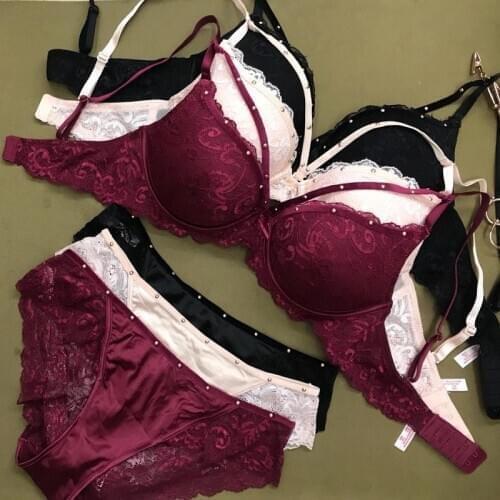 The new sexy push up bra set, womens underwear, hot diamond fashionable and comfortable underwear, gather and support