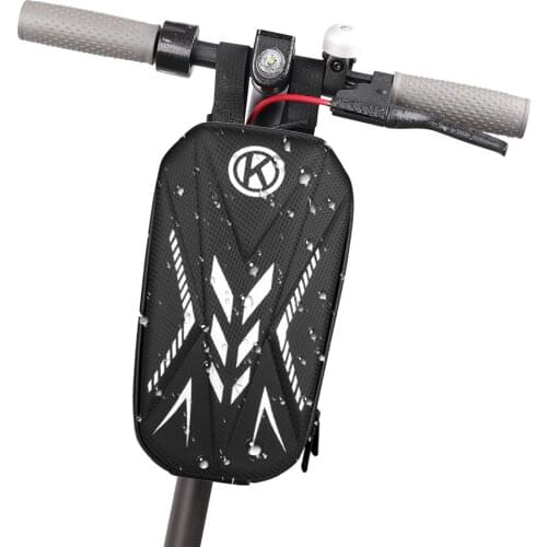 Front Bag for Xiaomi M365 ES4 Scooter Universal Electric Bicycle Handlebar Front Tube Pack 3L Rainproof Reflective Head Handle