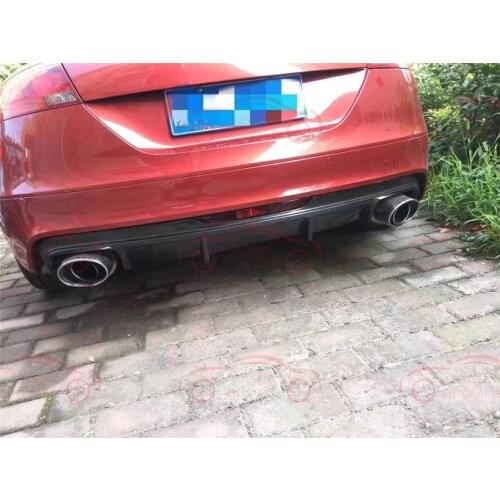 Suitable for 2008-2014audi T T tts carbon fiber rear lip spoiler diffuser body kit auto parts