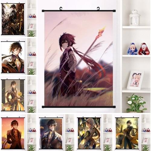 Modern Cartoon Character Hanging Picture Boy Anime Plastic Scrolls Poster Canvas Painting Decor Home Bedroom Wall Art HD Prints
