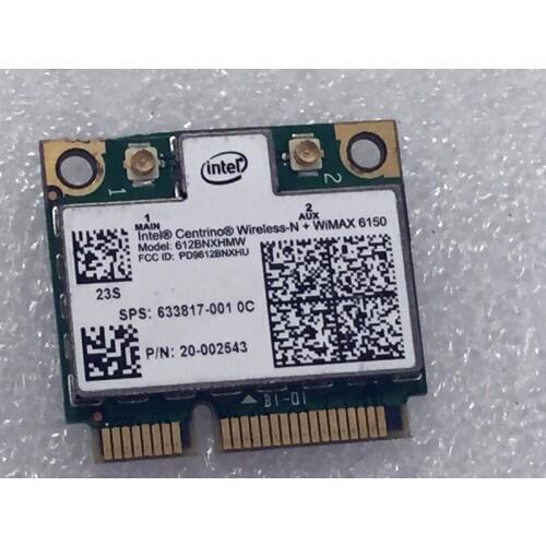 SSEA Wholesale New Wireless Card for Intel Advanced-N WiMAX 6150 612BNXHMW 300Mbps 802.11b/g/n half Mini PCI-E Card for IBM