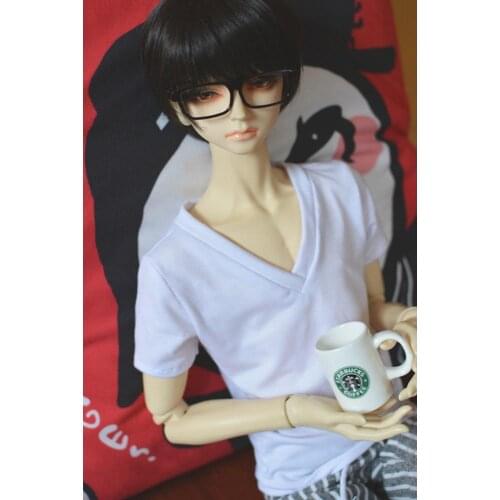 [wamami] Special V-Neck Short Sleeve T-Shirt 1/3 1/4 SD17 Female BJD Dolls Outfits