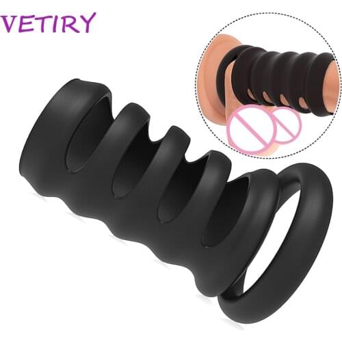 Delay Ejaculation Time Lasting Adult Products Cock Ring Couple Lover Penis Ring Penis Sleeve Sex Toys for Men Erection