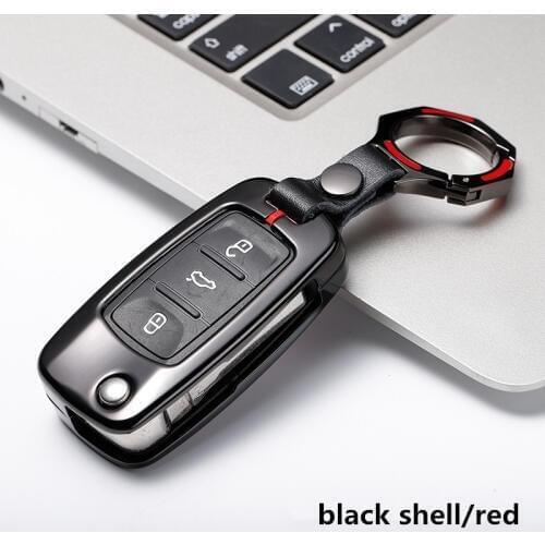 Zinc alloy Protection Car Key Case Cover Key Cover Protection Case For Volkswagen Polo Tiguan VW Passat Shell Remote Styling