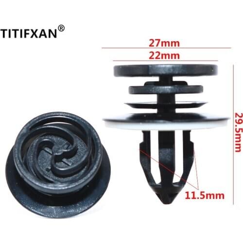 15PCS Auto door interior panel trim clips for Magotan Sagitar CC Golf 7 6 Q5 Q3 A6 A4 plastic fasteners