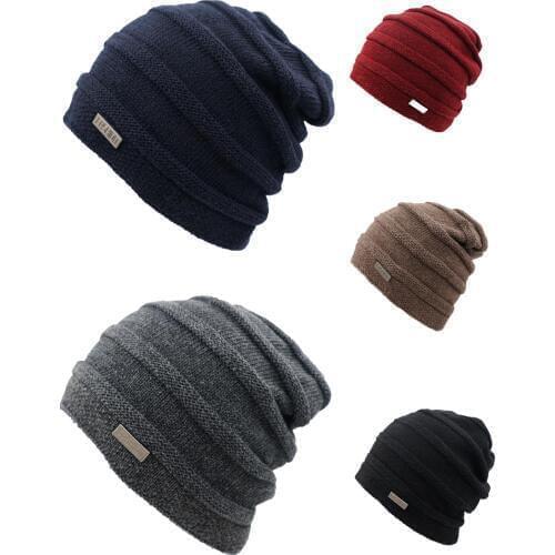 Connectyle Men Women Slouchy Beanie Winter Warm Knit Hat Fleece Lined Skull Ski Cap