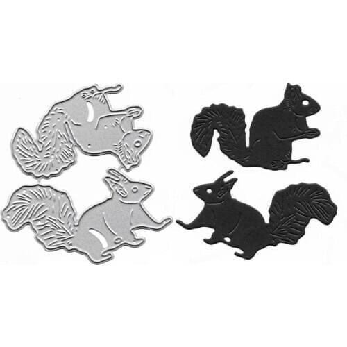 Squirrel Dies Scrapbooking Paper Puncher Mould Templates Stencil Alinacrafts Molds for Cards Scrapbook Album New Dies Mould