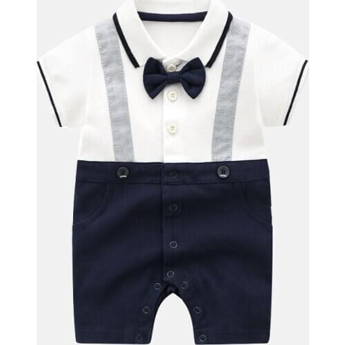 White Summer Baby Suit Boy Clothes Combo Modern Design Simple Kawaii Baby Suit Neonato Abbigliamento Clothes Baby Set BD50YE