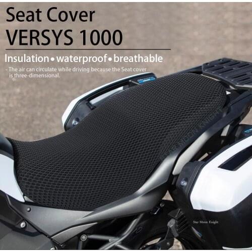 Fit For Kawasaki VERSYS 1000 VERSYS1000 ABS Motorcycle seat cover Nylon Fabric Saddle Protecting Cushions scooter Seat Covers