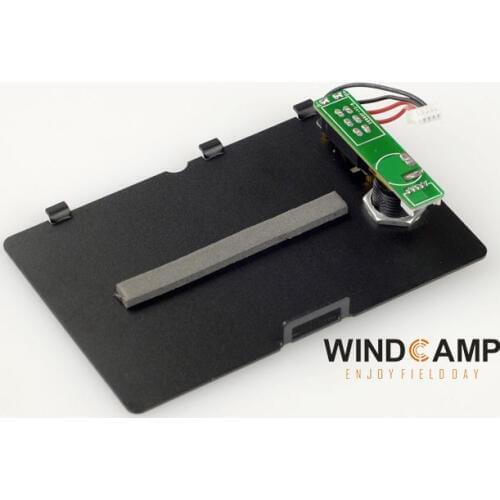 Aluminum alloy Battery Cover Charger Case For YAESU FT-817 Ham Radio Black