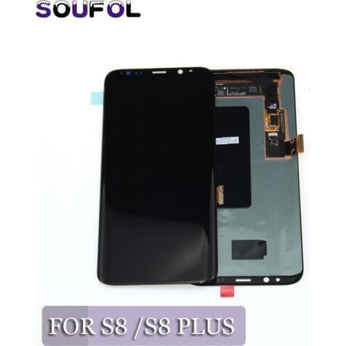S8 G950 G950F Display for SAMSUNG Galaxy S8 Screen Replacement LCD Touch Digitizer Assembly S8 Plus LCD G955 G955F 100% Tested