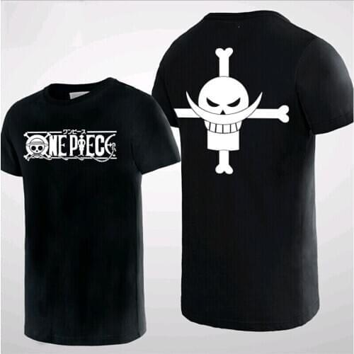 Hot Anime One Piece T Shirt Edward Newgate Shirt Cosplay Adult Men Women Black T-shirt