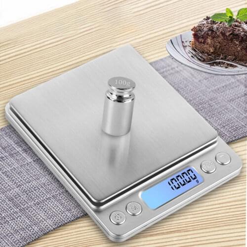 Kitchen Scale Precise Digital Electronic Scale Pocket Food Jewelry Diet Gram Cooking Scale LCD Display Kitchen Accessories