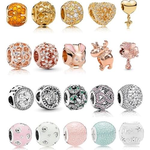 Fashion High-quality Original New Moshang Flower Enamel, Reindeer Pendant Beads, Exquisite Diy Accessories For Female Parties