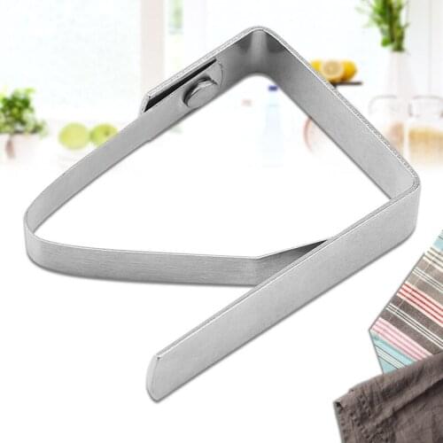 Stainless steel Irregular tablecloth fixing clip Adjustable tablecloth clip for household use