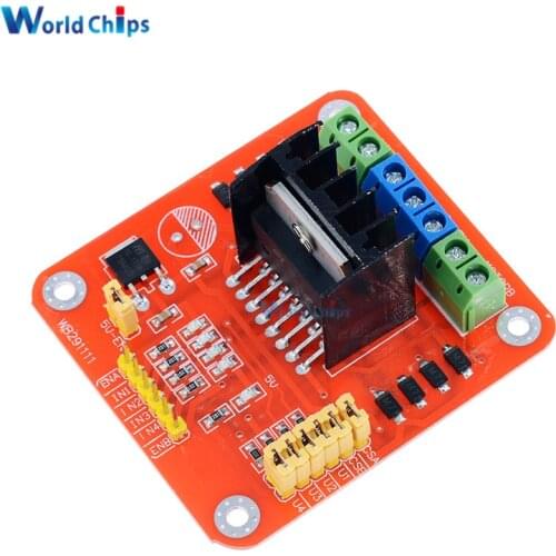 New Red L298N DC Motor Driver Module Stepper Motor Dual H Bridge Max 20W 2A / Bridge For Arduino