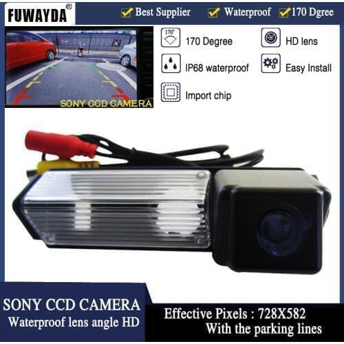 FUWAYDA CCD Car Reverse Camera for Mitsubishi Challenger Grandis Backup Rear View Reversing Parking Kit Night Vision