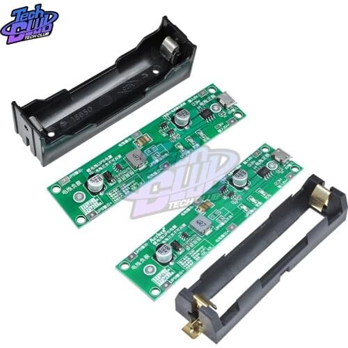 5V 18650 Lithium Battery Boost Step Up Module Micro USB Charge Discharge the Same Time UPS Protection Board Circuit Li-ion