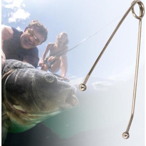 Practical Stainless Steel Fishing Hook Remover Unhooking Device Fish Clamp Clip Catch Remover Plier Tool for Outdoor Fishing